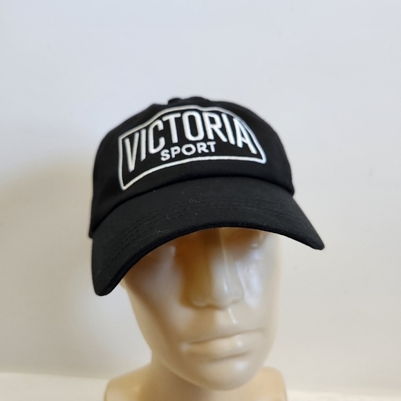 Victoria Sport By Victoria's Secret VS Black White Baseball Hat Cap - Picture 1 of 13